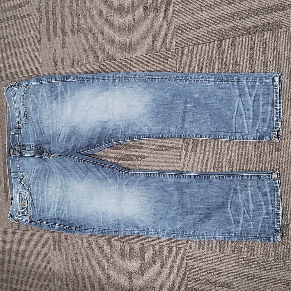 True Religion Mens Jean Size 44 Blue Jean Geno Relaxed Slim